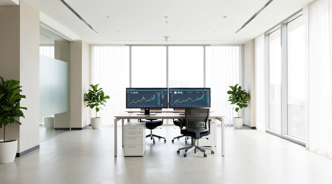 Professional workspace in Thailand